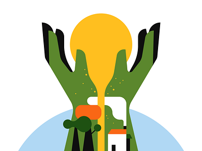 Suncatcher illustration illustrator