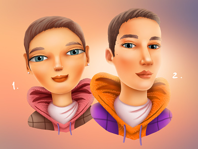 Personal Avatar Commission avatar character face girl illustration woman