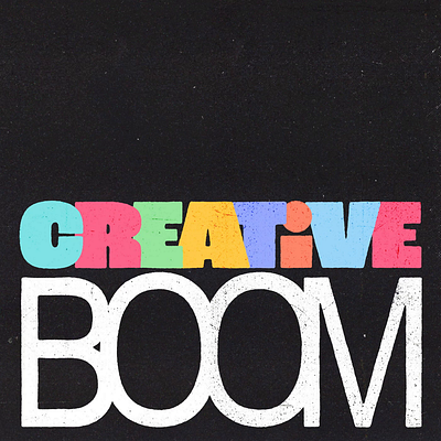 CREATIVE BOOM animation branding design icon illustration kinetic typography logo motion shadow typography ui