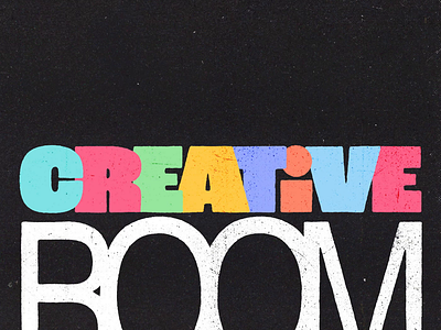 CREATIVE BOOM animation branding design icon illustration kinetic typography logo motion shadow typography ui