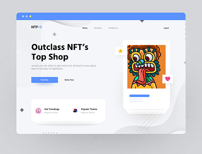 Outclass NFT-Web art concept idea illustration mansoor unlikeothers webpage