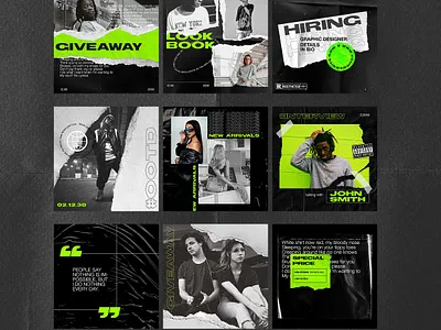 Instagram Posts & Animated Stories advertising animated animated gift animated stories animation instagram instagram banner instagram post instagram post template instagram stories instagram story template instagram template marketing minimal social media social media banner social media design social media pack social media templates unique