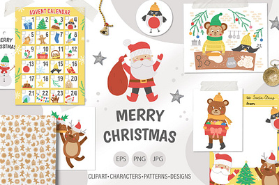 Merry Christmas background banners christmas clothes decoration design fabrics graphic graphics illustration merry merry christmas night patches pattern patterns seamless pattern stationery vector winter