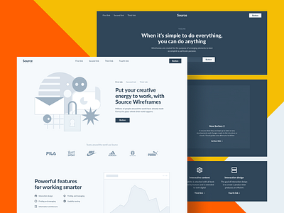 Beautiful landing agency app branding design dribbble illustration logo ui vector web