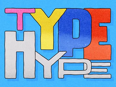 TYPE HYPE 3d animation branding design graphic design icon illustration kinetic typography logo motion motion graphics shadow typography ui