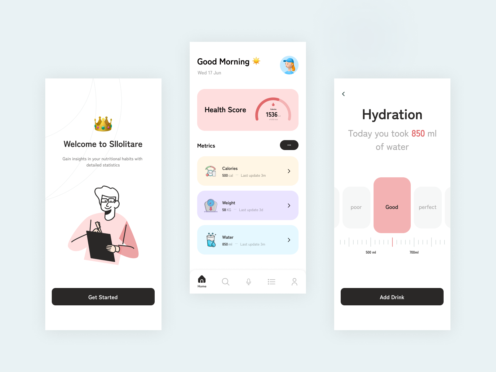 Example of Minimal Mobile App UI UX Design In Figma
