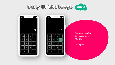 DailyUI 004 adobe xd app calculator daily ui dailyui design ui ux web