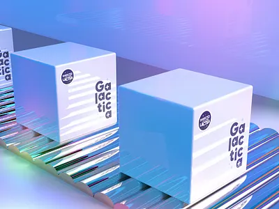 Galactica brand branding identity industry logo milk milky way space