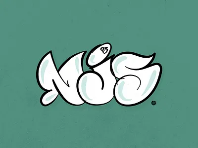 NJS Throwie design illustration