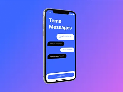 Teme Messages atlanta design designer georgia graphic design mobile mobile ui ui uidesign ux ux design