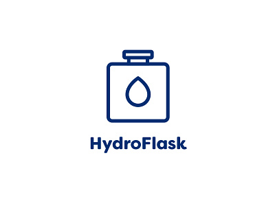 Hydro Flask 100dayproject adobe adobe illustrator bottle branding design hydroflask icon illustration illustrator logo typography water