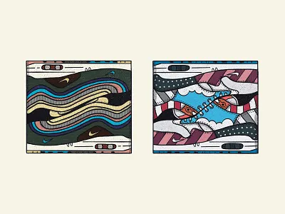 Air Max air max all the pretty colors fashion nathan walker shoes sketch sneakers texture