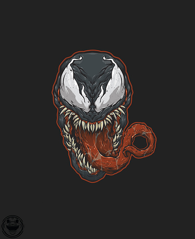 VENOM adobe adobe illustrator illustration illustrator marvel marvelcomics pentool vector