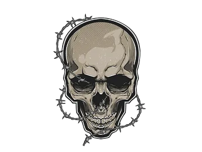 REMNANT adobe adobe illustrator illustration illustrator pentool skull vector