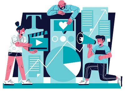 Landing Illustration digital illustration editorial illustration illustration landing web illustration