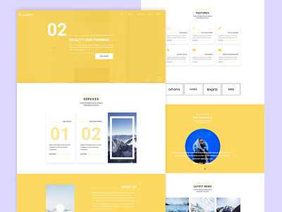 Agency/Portfolio design v2 adobe xd agency landing page agency website design homepage design landing page concept portfolio ui ui ux