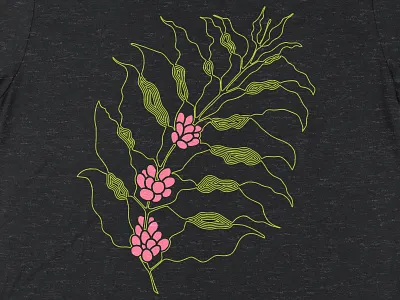 Hammerhand Coffee T-Shirt branding caffe coffee coffee beans coffee plant coffee shop graphic growth hammerhand illustraion leaf leafs procreate tee tees tshirt