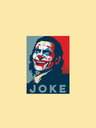 JOKE V2 adobe adobe illustrator dccomics illustration illustrator joke joker pentool vector