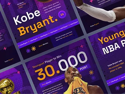 Kobe Bryant - Social Media Template ad design advertising basket brand design feed graphic design instagram kobe marketing media nba post profile social social media template typography