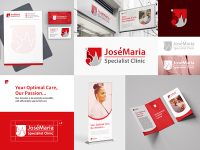 Brand Identity: JoséMaria Specialist Clinic brand identity branding illustration logo