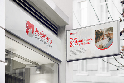 Branding: JoséMaria Specialist Clinic brand identity branding signage