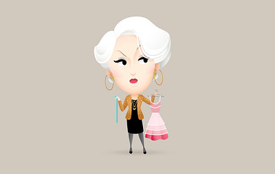 Miranda ("This Stuff") adobe illustrator character design cute illustration jerrod maruyama jmaruyama kawaii vector