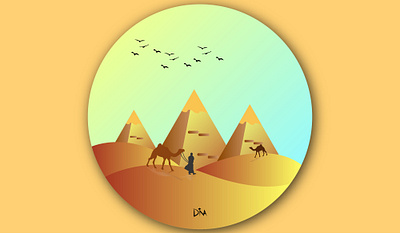 Pyramids Design illustration animation character characterdesign d r designs design dina rafat dinarafat graphicdesign illustration illustrator poster pyramids pyramids design vector vectorart vectorartwork دينا رأفت دينارأفت