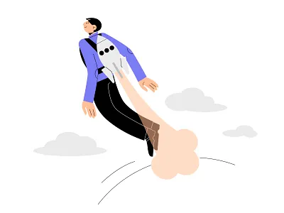 Vectober 16: Rocket business design flat graphic design illustration illustrator inktober2020 minimal rocket vectober2020 vector