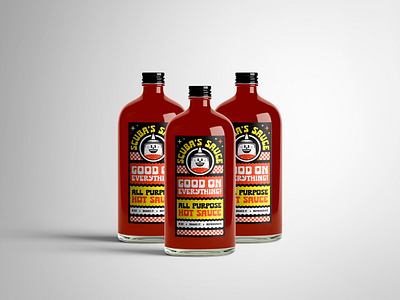 Sauce Label Bottles Mockup adobe illustrator bottle branding hot hotsauce label label design packaging sauce saucy stickers vector