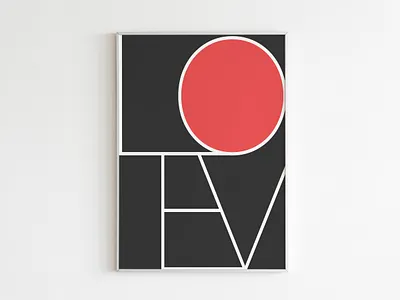 Love geometric wall art canvas design print geometric geometric wall art graphic design love print typography design wall art wall print