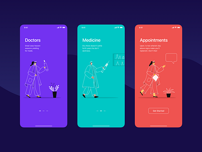 Remedy App New Look app creative design doctors app healthcare medical medicine mobile ui ux