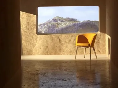 Empty chairs series 3d adobe c4d cgi cinema 4d color design fluid illustration photoshop