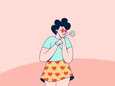 st valitines day athens daze flower glasses greek illustration kommigraphics love valentine valentinesday woman young