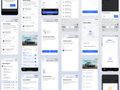 Garaji app cars design uxui