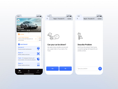 Garaji apps cars ui ux