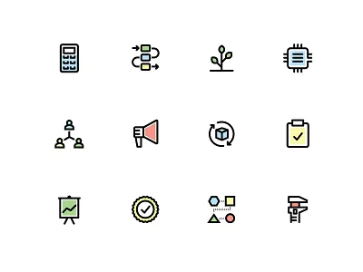 Product icon set icon set icons product