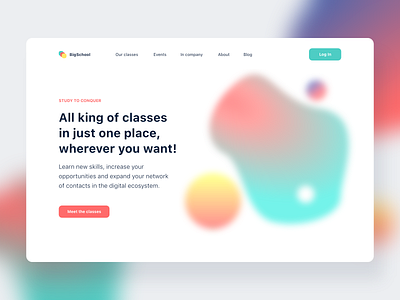 First page study design flat flat design illustrations ui ux website