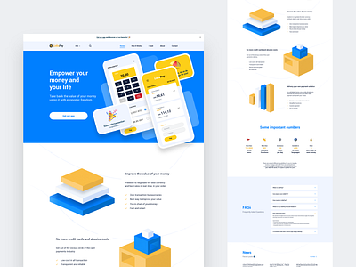 Lidia Pay Website design flat flat design illustrations ui ux website