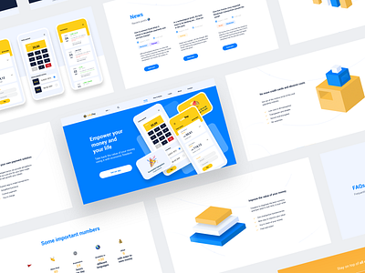 Lidia Pay Presentation design flat flat design illustrations presentation ui ux website