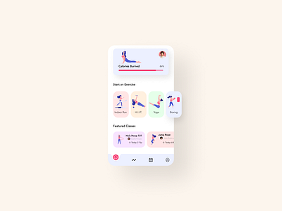 Workout App Progress Bar conoverdesigns daily daily 100 challenge daily ui dailyui dailyuichallenge design exercise exercise app mobile mobile app mobile app design mobile design mobile ui ui uidesign ux ux ui uxui workout