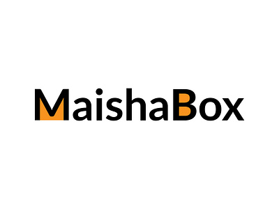 Maisha Box branding design graphic design illustration illustrator logo logo design minimal typography vector