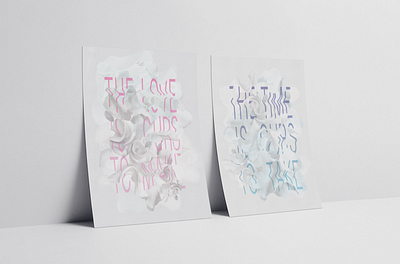 Bed Peace design illustration lyrics music music art poster poster design sculpture typography typography poster