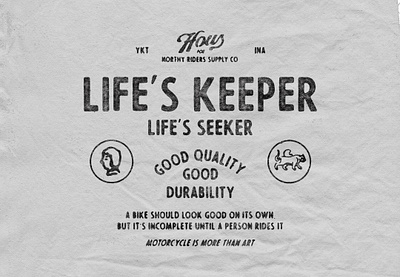 Life's Keeper badge design badges branding handdrawn illustration t shirt design vector vintage vintage badge vintage design