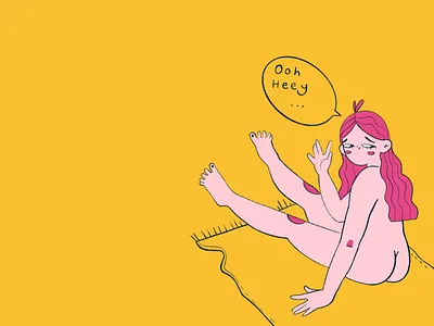 Say Hi character character design design girl character girl illustration illustraion person procreate