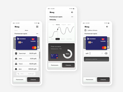 Mobile Finance App app design finance mobile mobile design ui ux web