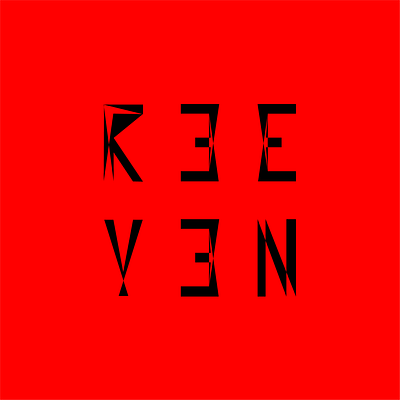 Reeven Logo Concept branding design logo minimal typography website