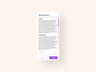 Terms of Service conoverdesigns daily daily 100 challenge daily ui dailyui dailyuichallenge design ui uidesign ux ux ui uxui