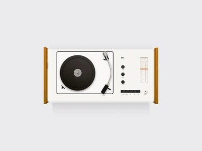 Braun SK-55 made in Sketch 2d 2d illustration 3d dieter rams graphic design graphics design illustration industrial design minimal photorealism photorealistic retro retrofuturism sketch skeumorphism skeuomorphism