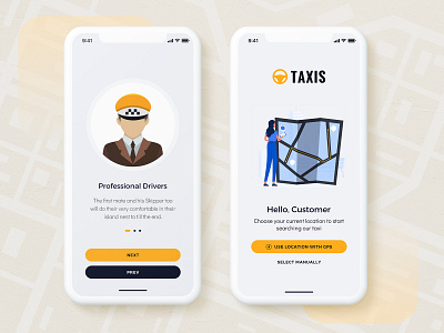 Taxis - Booking Mobile App admin app application apps branding creative design illustration logo mobile modern taxis ui uiux ux uxdesign