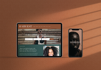 Harvest Magazine Brand Strategy brand strategist brand strategy mockup rebranding